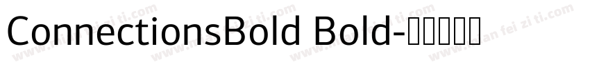 ConnectionsBold Bold字体转换